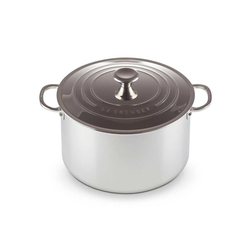 Le Creuset Signature Stainless Steel Stock Pot with Lid 24cm image number 0